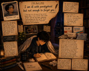 Read more about the article I am ill with paratyphoid, but not enough to forget you.