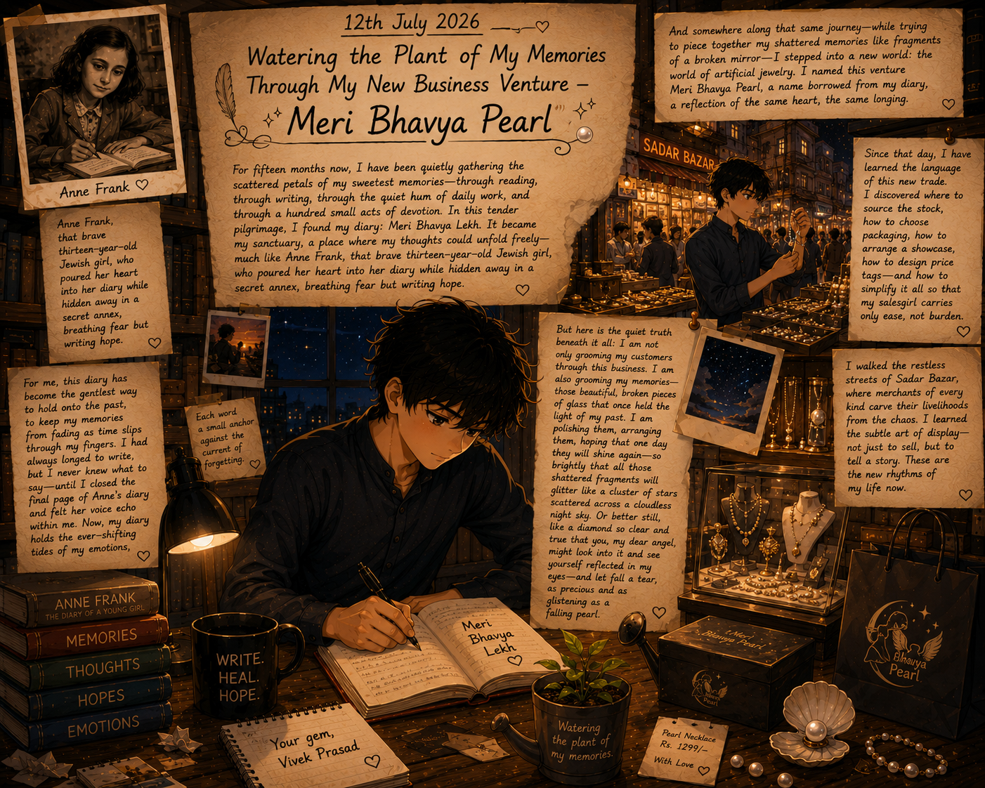 Watering the plant of my memories through my new business venture – Meri Bhavya Pearl